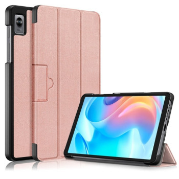 Чехол-книжка Magnetic Buckle Custer для Realme Pad Mini 8.7 -  розовый