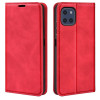Чехол-книжка Retro-skin Business Magnetic на Samsung Galaxy A03/A04E - красный