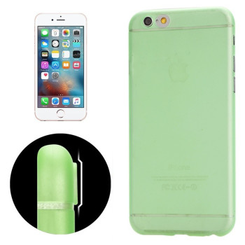 Ультратонкий Полупрозрачный Чехол с Защитой Камеры Зеленый для iPhone 6, 6S
