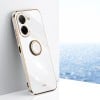 Чохол XINLI Straight Edge з тримачем-підставкою на Xiaomi Redmi A5 4G / Poco C71 - білий