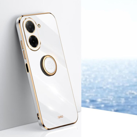 Противоударний чехол XINLI Straight Edge with Ring Holder для Xiaomi Redmi A5 4G / Poco C71 - білий