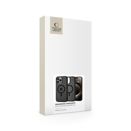 Чохол Tech-Protect MagEdge MagSafe для iPhone 16 Pro - Semi-Transparent