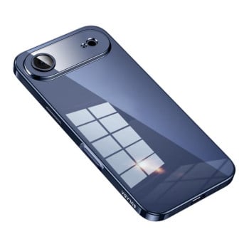 Чехол SULADA Shine Through Series Plating на iPhone Air - голубой
