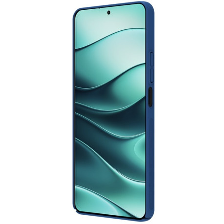 Противоударный чехол NILLKIN Black Mirror Series на Xiaomi Redmi Note 14 5G - синий