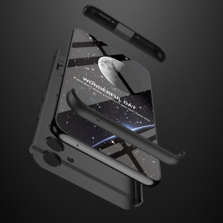 Противоударный чехол GKK Three Stage Splicing на Samsung Galaxy S23 FE 5G - черный
