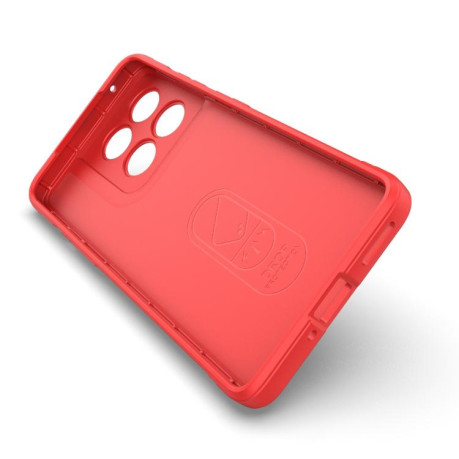 Силиконовый чехол Magic Flannel для Motorola Edge 60 Pro 5G - фиолетовый
