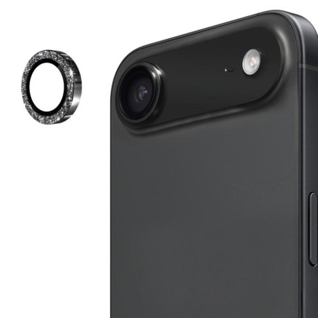 Захисне скло на камеру ENKAY Aluminium для iPhone Air - чорне