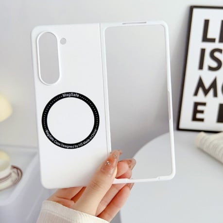 Протиударний чохол Skin Feel MagSafe Magnetic для Samsung Galaxy Fold 6 - білий