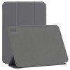 Магнитный чехол-книжка Ultra-thin Non-buckle на iPad mini 6 - темно-серый