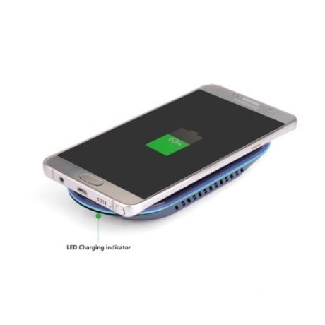 Универсальная Беспроводная Зарядка Itian A7 5W Qi Standard LED Indicator Black для iPhone/ Samsung