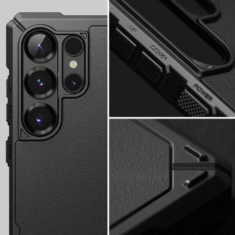 Оригинальный чехол Ringke Rugged Gear MagSafe для Samsung Galaxy S25 Ultra - Black