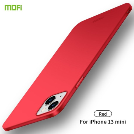 Ультратонкий чехол MOFI Frosted на iPhone 13 mini - красный