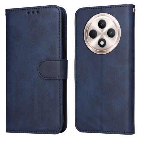 Чехол-книжка Stitching Calf Texture для OPPO Reno12 F/12 FS 4G - синий