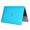 Чехол Colored Translucent Frosted Blue для Macbook 12