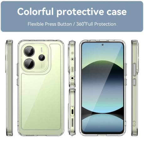 Протиударний чохол Colorful Acrylic Series для Redmi Note 14 4G 164.84mm - прозорий