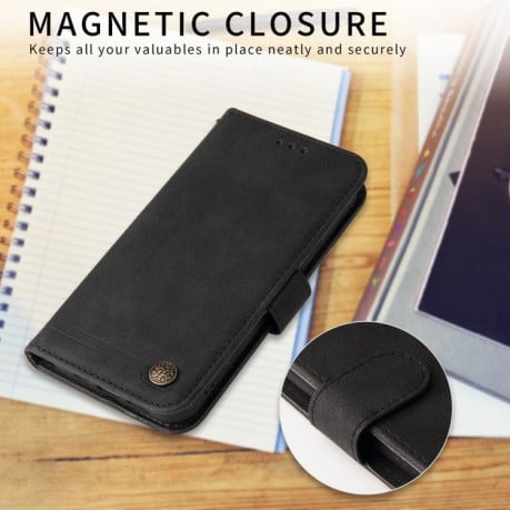 Чехол-книжка Skin Feel Life Tree для Xiaomi Redmi Note 14 4G 164.84mm - черный