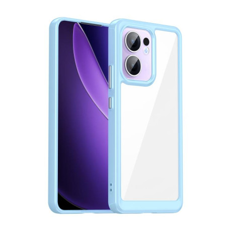 Протиударний чохол Colorful Acrylic Series для OPPO Reno13 F /Reno13 FS - синій