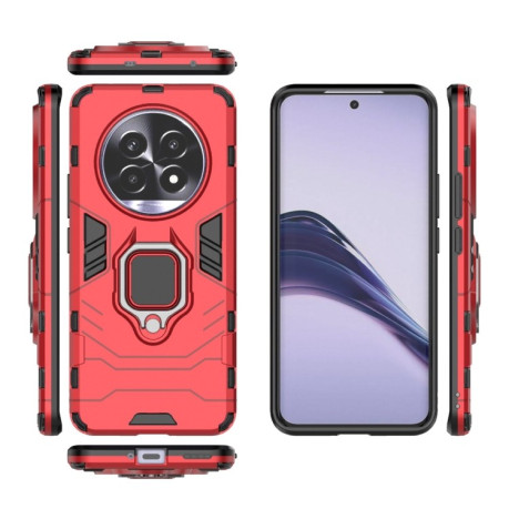 Противоударный чехол HMC 360 Degree Rotating Holder на Realme 13 Pro - красный