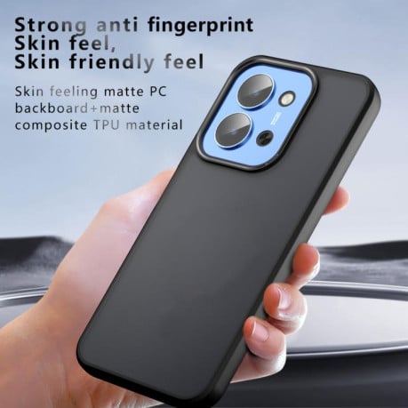 Чехол Armor Big Pore гибрид матовый для  Xiaomi Redmi 15C 4G / 5G 173.1mm - черный