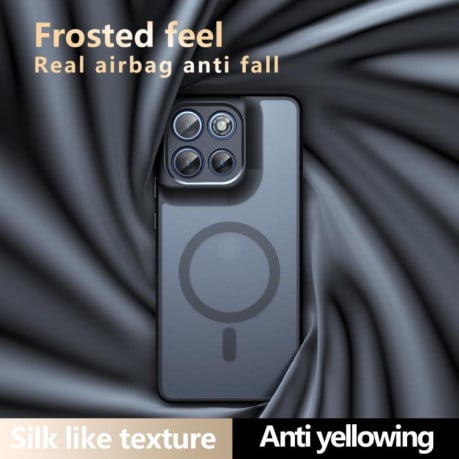 Чохол Armor MagSafe гібрид на Motorola Moto G86/G86 Power 5G - чорний