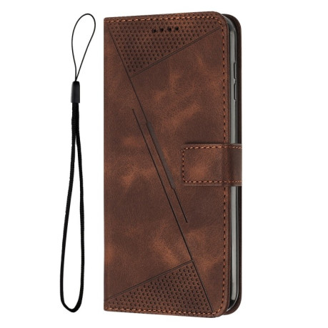 Чехол-книжка Dream Triangle Leather на Infinix Hot 50 4G - коричневый