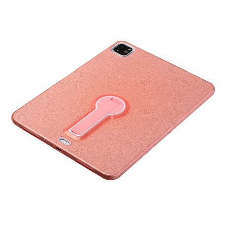 Противоударный чехол Glitter with Holder для  iPad Pro 11 inch (2020)- розовое золото