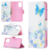 Чехол-книжка Colored Drawing Series на Xiaomi Redmi Note 10/10s/Poco M5s - Butterfly Love