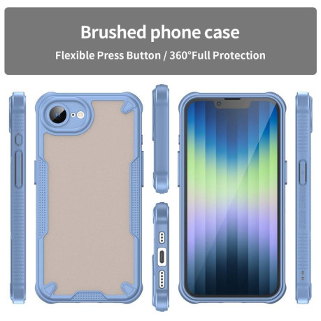 Протиударний чохол Armor Glaze PC Hybrid для iPhone 16e - синій