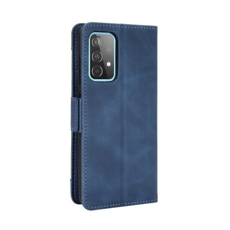 Чехол-книжка Skin Feel Calf на Samsung Galaxy A72 - синий