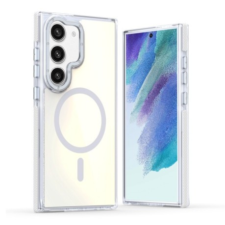 Чохол Dual-Color Gradient Discolor MagSafe  для Samsung Galaxy A06 - білий