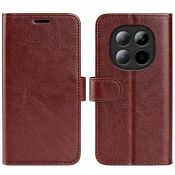 Чехол-книжка R64 Texture Single на Xiaomi Redmi Note 15 4G / 5G /Poco M8 164mm — коричневый