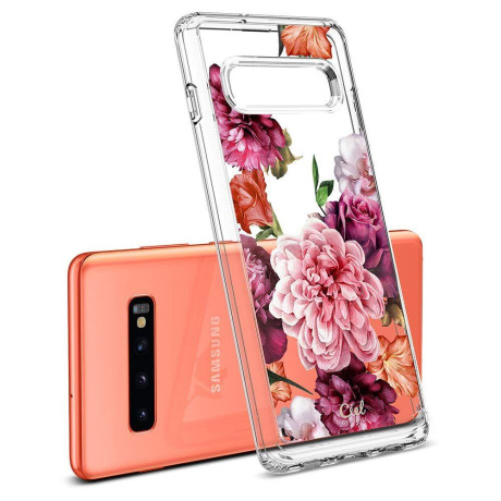 Оригінальний чохол Spigen Ciel для Samsung Galaxy S10 Rose Floral