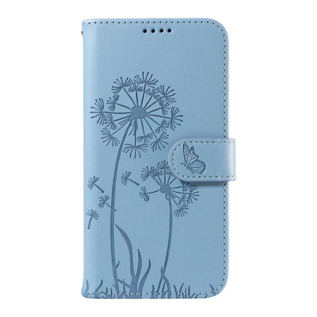 Чехол-книжка Dandelion Embossed Pattern Flip Leather для OnePlus 13R 5G Global - голубой