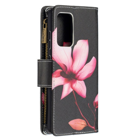 Чехол-кошелек Colored Drawing Series на Samsung Galaxy A52/A52s - Lotus