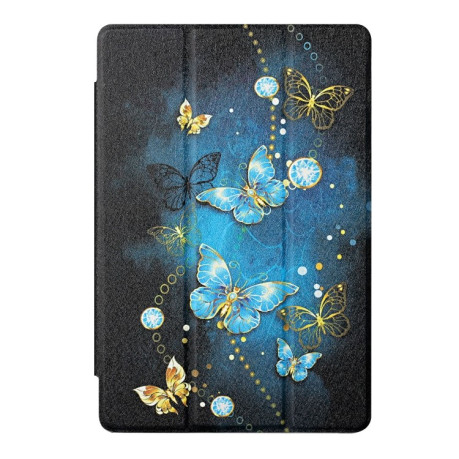 Чохол-книжка Silk Texture Colored Drawing Pattern для iPad 10.2 2021/2020/2019 - Diamond Butterfly