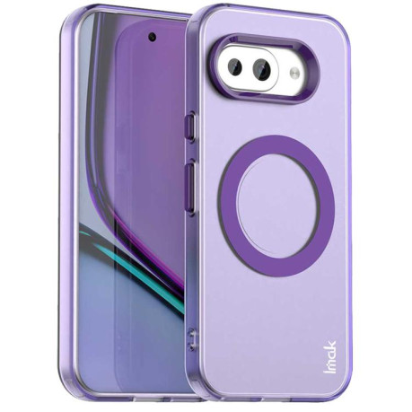 Протиударний чохол IMAK Candy Series Shockproof MagSafe для Google Pixel 9a - фіолетовий