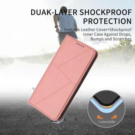 Чохол-книжка Strong Magnetic Frosted на Motorola Edge 60 - рожевий