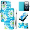 Чехол-книжка Colored Drawing Pattern для iPhone 17e/16e - разноцветный