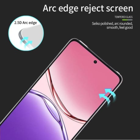 Защитное стекло MOFI 9H 3D Full Screen на OPPO A5 Pro 4G / 5G Global - черное