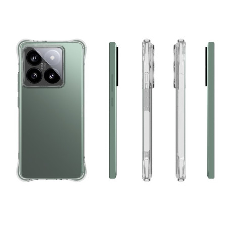 Противоударный чехол Thickening на Xiaomi 14T Pro - прозрачный