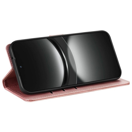 Чехол-книжка AZNS Skin Feel Calf Texture для Xiaomi Redmi Note 14 5G - розовое золото