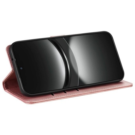 Чохол-книжка AZNS Skin Feel Calf Texture для Xiaomi Redmi Note 14 Pro 5G/Poco X7 - рожеве золото