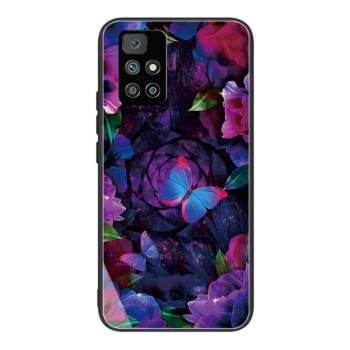 Стеклянный чехол Border для Xiaomi Redmi 10 - Butterfly