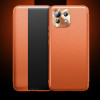 Чехол-книжка Side Window View для Xiaomi Mi 11 Pro - оранжевый