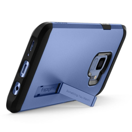 Оригинальный чехол Spigen Tough Armor на Samsung  Galaxy S9 Coral Blue