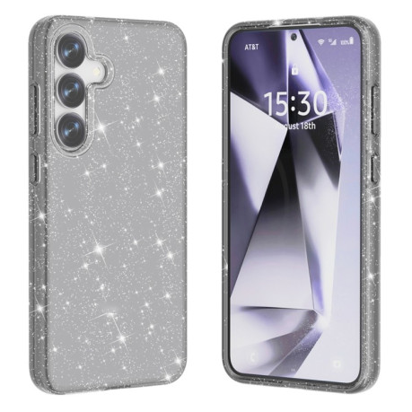 Протиударний чохол Terminator Style Glitter для Samsung Galaxy S25 5G - чорний