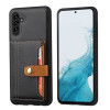 Протиударний чохол Calfskin Color для Samsung Galaxy A55 5G - чорний