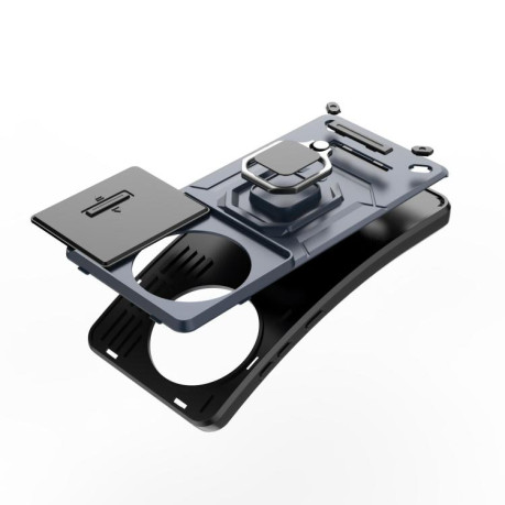 Протиударний чохол Sliding Camshield для OnePlus 13R/Ace 5/Ace 5 Pro/Ace 5 Pro 5G - сірий