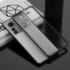 Ультратонкий чохол Electroplating Soft на Xiaomi Mi 12 - чорний