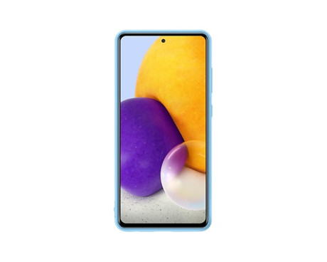 Оригінальний чохол Samsung Silicone Cover для Samsung Galaxy A72 - blue